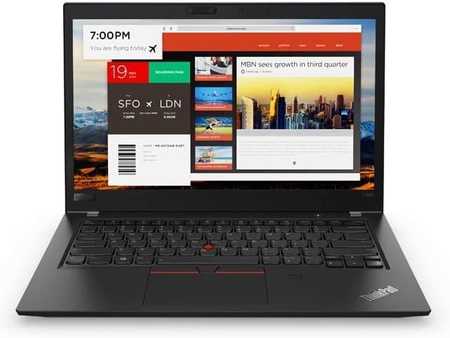 Lenovo ThinkPad T480s Business Laptop, 14.0 FHD (1920x1080), Intel Core i5-8350U 3.4 GHz, 16GB DDR4 RAM, 512GB M.2 NVME SSD, CAM, Bluetooth Windows 11 Pro (Renewed)