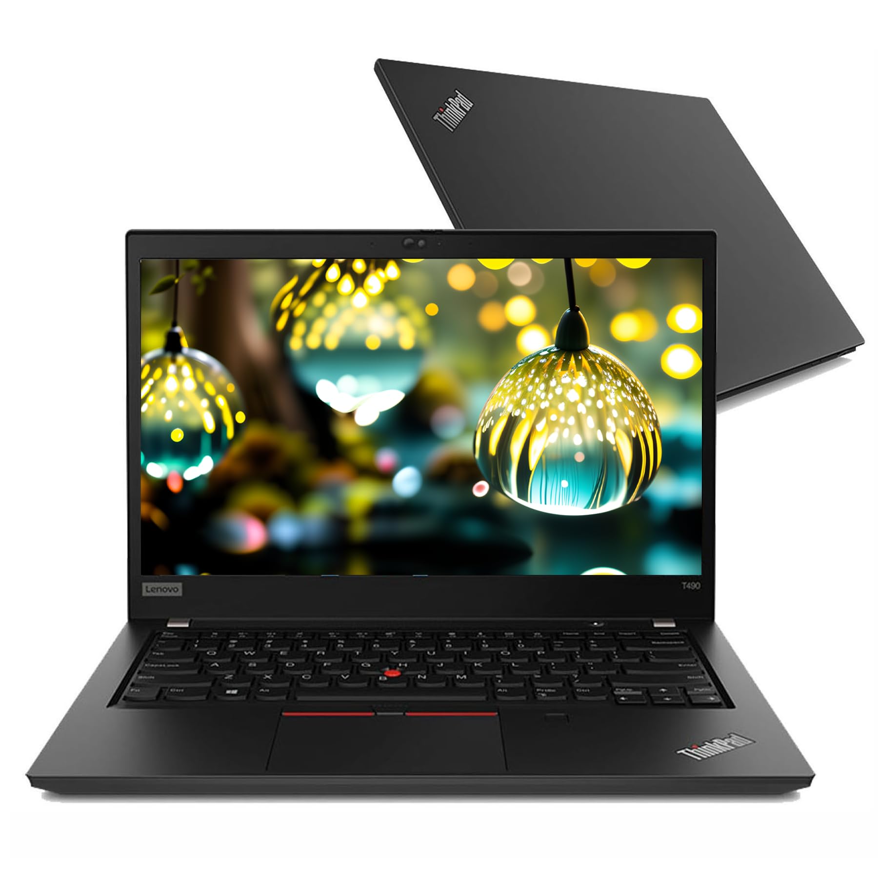 Lenovo ThinkPad T490 14.0" FHD Laptop Computer, 8th Gen Intel Core i5-8365U, 16GB DDR4 RAM, 256GB SSD, Type-C, WiFi BT Windows 11 Pro 64-bit (Renewed)