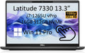 Dell Latitude 7330 7000 13.3" FHD Touch (12th Gen Intel Core i7-1265U vPro, 16GB RAM, 512GB NVMe SSD) Business Laptop, IR Webcam, Backlit, Thunderbolt 4, Win 11 Pro (Renewed)