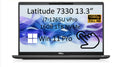 Dell Latitude 7330 7000 13.3" FHD Touch (12th Gen Intel Core i7-1265U vPro, 16GB RAM, 1TB NVMe SSD) Business Laptop, IR Webcam, Backlit, Thunderbolt 4, Win 11 Pro (Renewed)
