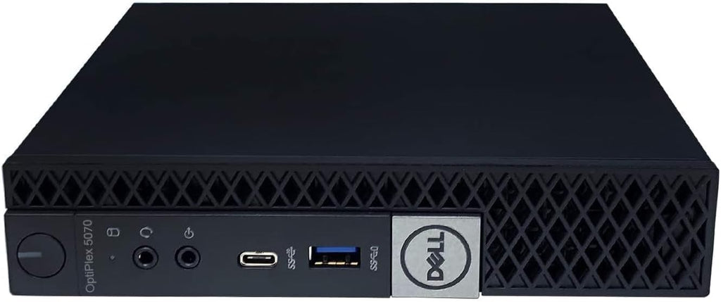 Dell OptiPlex 5070 Micro Desktop Computer, Intel Core i5-9500T, 16GB DDR4 RAM, 256GB M.2 NVMe SSD, Windows 11 Pro, WiFi, Bluetooth, HDMI, USB 3.1, Black (Renewed)