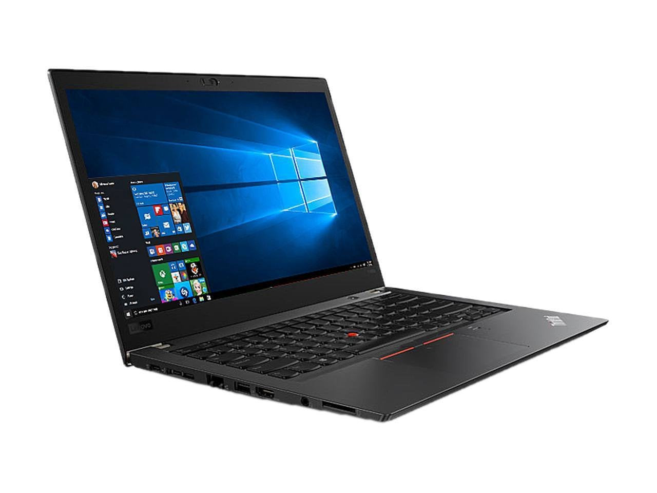2018 Lenovo ThinkPad T480s Windows 10 Pro Laptop - Intel Core i5-8250U, 8GB RAM, 128GB SSD, 14" IPS FHD Touch 1920x1080 Display, Fingerprint Reader, Smart Card Reader, 4G LTE WWAN, Black